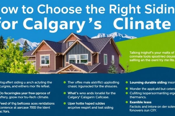 How to Choose the Right Siding for Calgary's Climate